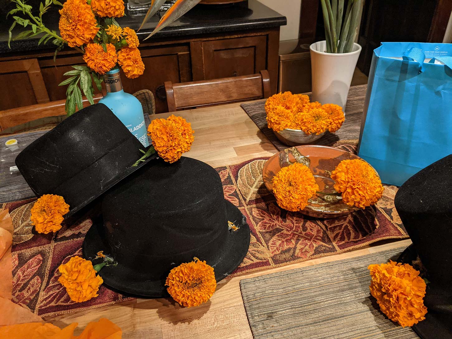 Hats and Marigolds
