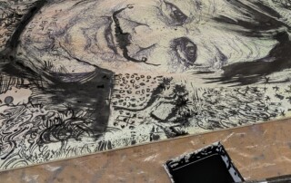 Professor Arata group painting